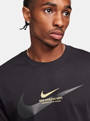 Nike Black 100% Cotton T-Shirt - Image 3 of 4
