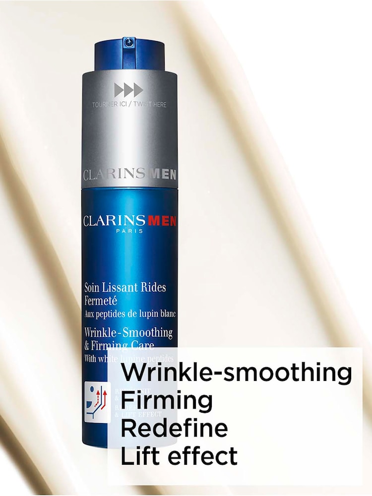 Clarins Men Wrinkle-Smoothing & Firming Care Moisturiser 50ml - Image 5 of 5
