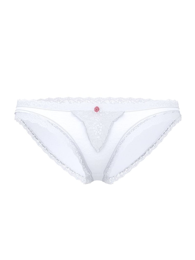 Victoria's Secret Palest Blue Lace Trim Bikini Knickers - Image 3 of 3 Victoria's Secret Palest Blue Lace Trim Bikini Knickers - Image 3 of 3