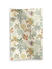 Sara Miller Light Stone Natural Palm Garden Made to Measure Roman Blind - Image 6 of 6
