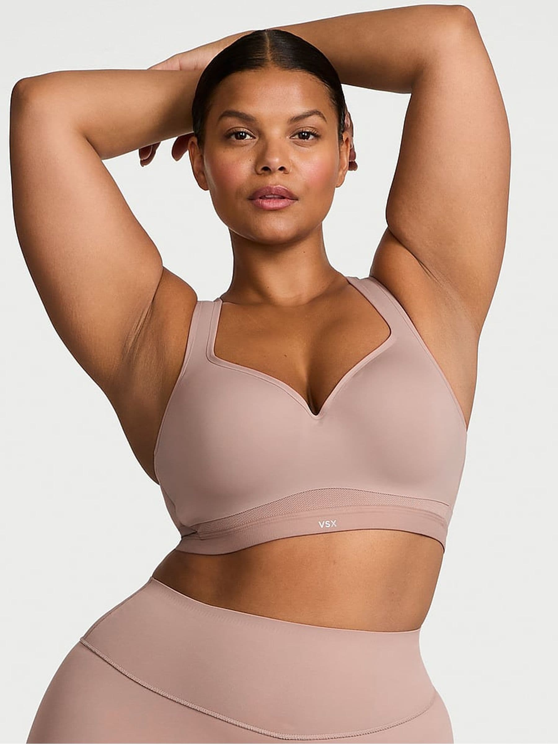 Victoria's Secret Candlelight Rose Pink Incredible Max High Impact Sports Bra