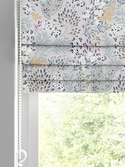 Sara Miller Soft Grey Songbird Made to Measure Roman Blind - Image 2 of 6
