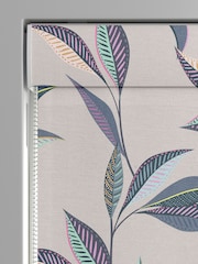 Sara Miller Warm Grey Ornamental Peacock Made to Measure Roman Blind - Image 3 of 6
