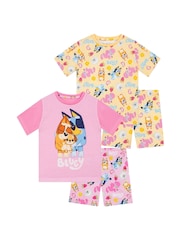 Character Pink Bingo Short Pyjamas 2 Pack - Image 1 of 5