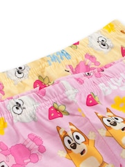 Bluey Pink Character Bingo Short Pyjamas 2 Pack - Image 11 of 11