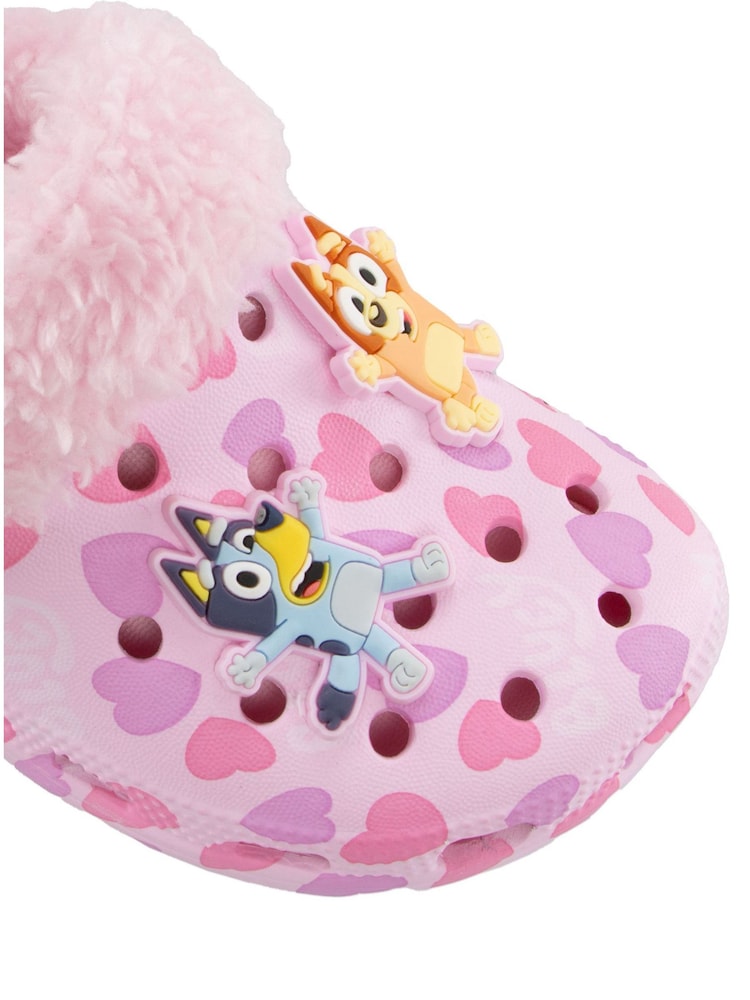 Character Pink Bluey And Bingo Fleece Lined Clogs - Image 4 of 5