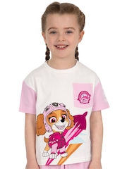 Character Pink PAW Patrol Skye 100% Cotton T-Shirt And Shorts Set - Image 2 of 12