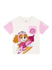 Character Pink PAW Patrol Skye 100% Cotton T-Shirt And Shorts Set - Image 8 of 12