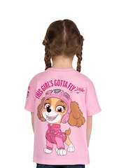 Character Pink PAW Patrol Skye Air Crew 100% Cotton T-Shirt - Image 2 of 12