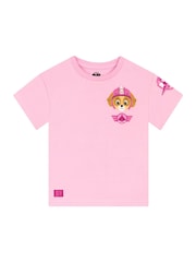 Character Pink PAW Patrol Skye Air Crew 100% Cotton T-Shirt - Image 7 of 12