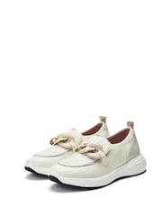 Blanco - Moda in Pelle Basil Sporty Sole Chain Shoes - Imagen 2 de 4
