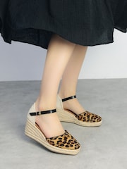 Animal - Moda in Pelle Earll Closed Toe Quilted Espadrilles Shoes - Imagen 1 de 5