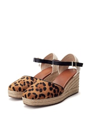 Animal - Moda in Pelle Earll Closed Toe Quilted Espadrilles Shoes - Imagen 3 de 5