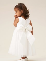 Angel & Rocket White Charlotte Mini Ballerina Bow Dress - Image 2 of 2