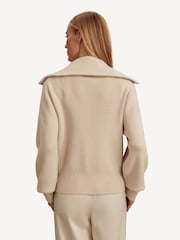 Varley White Enrico Knit Jacket - Image 2 of 6