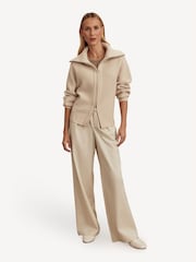Varley White Enrico Knit Jacket - Image 3 of 6
