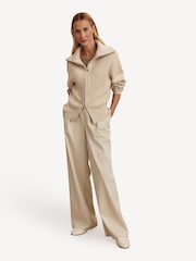 Varley White Enrico Knit Jacket - Image 4 of 6