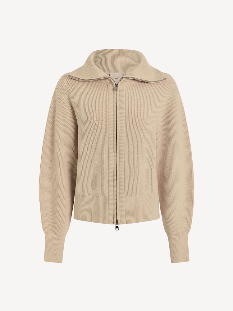 Varley White Enrico Knit Jacket - Image 6 of 6 Varley White Enrico Knit Jacket - Image 6 of 6