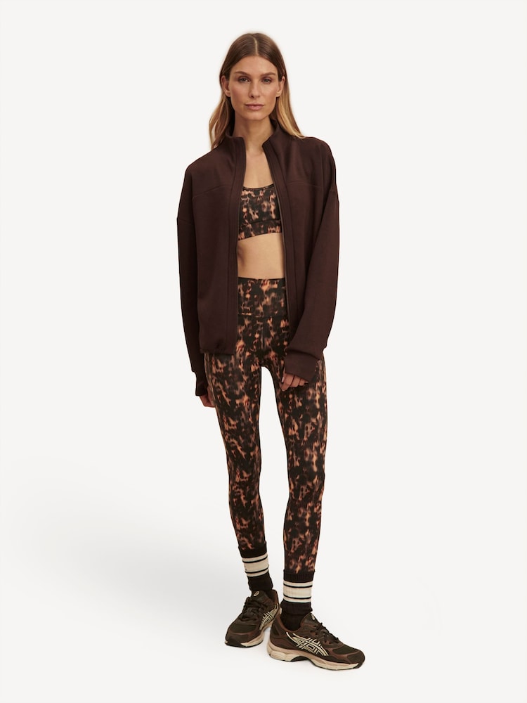 Varley Brown Tayah Zip Through Midlayer Jacket - Image 6 of 6