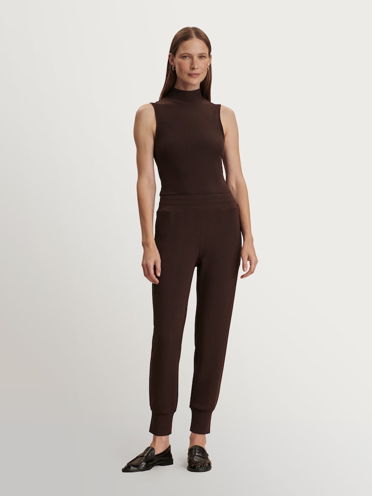 Varley Brown The Slim Cuff Joggers 27.5 - Image 1 of 3 Varley Brown The Slim Cuff Joggers 27.5 - Image 1 of 3