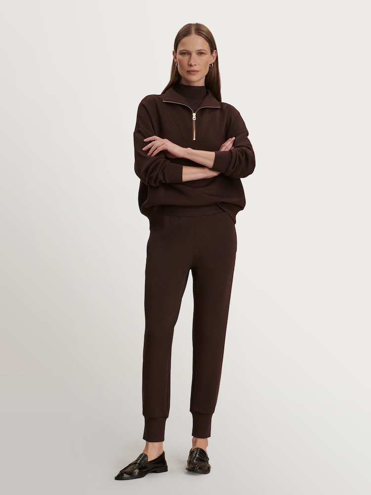 Varley Brown The Slim Cuff Joggers 27.5 - Image 2 of 3 Varley Brown The Slim Cuff Joggers 27.5 - Image 2 of 3