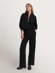 Varley Black 28" The Wide Leg Joggers - Image 3 of 8