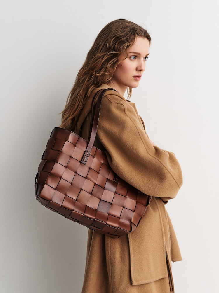 Buy Dragon Diffusion Bruciato Brown Suede Japan Tote Bag from Next USA