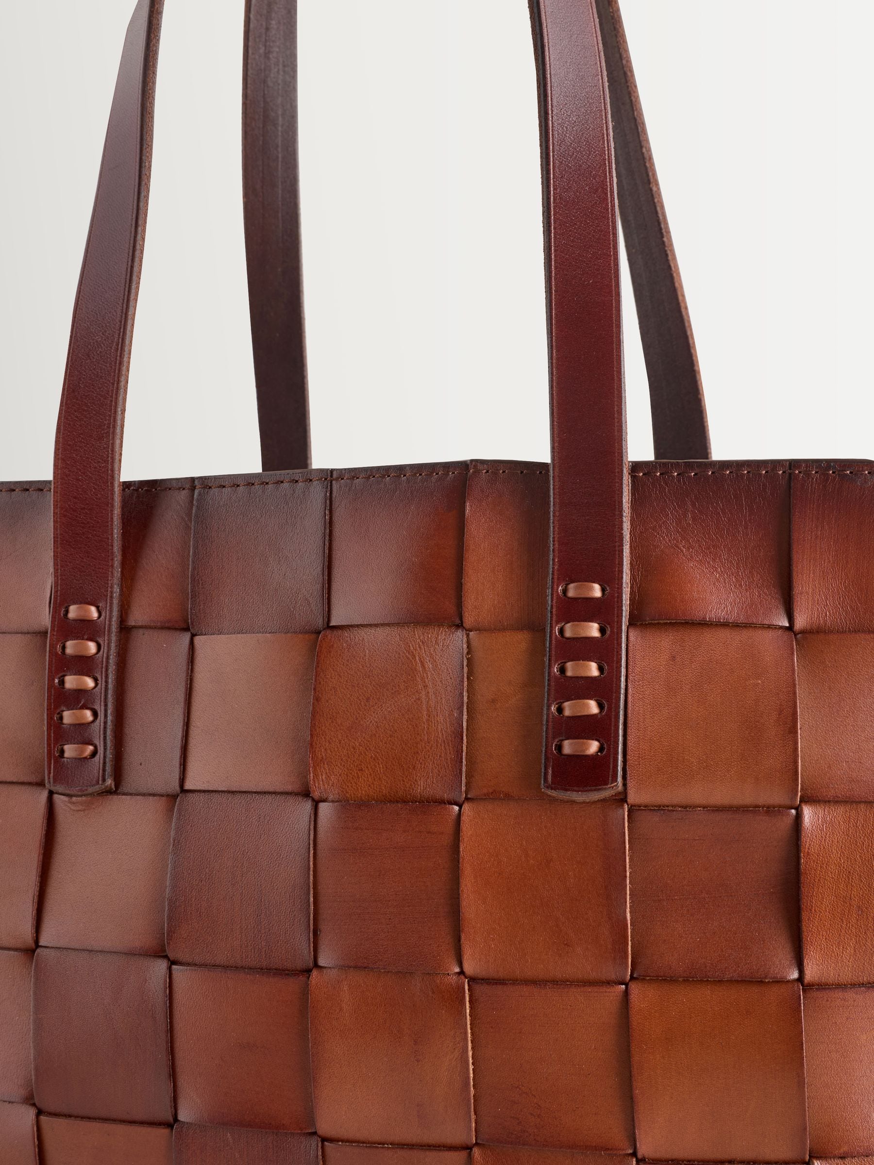 Buy Dragon Diffusion Bruciato Brown Suede Japan Tote Bag from the
