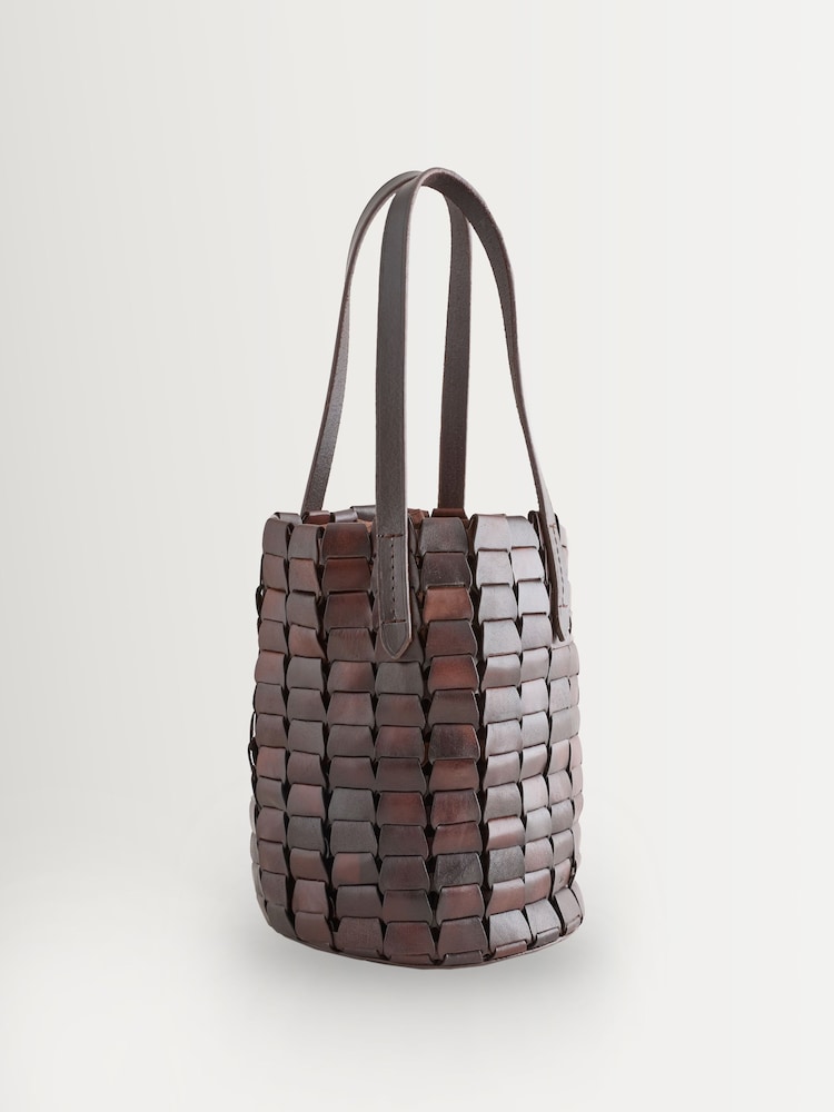 Dragon Diffusion Link Bucket Suede Honey Bag - Image 2 of 6