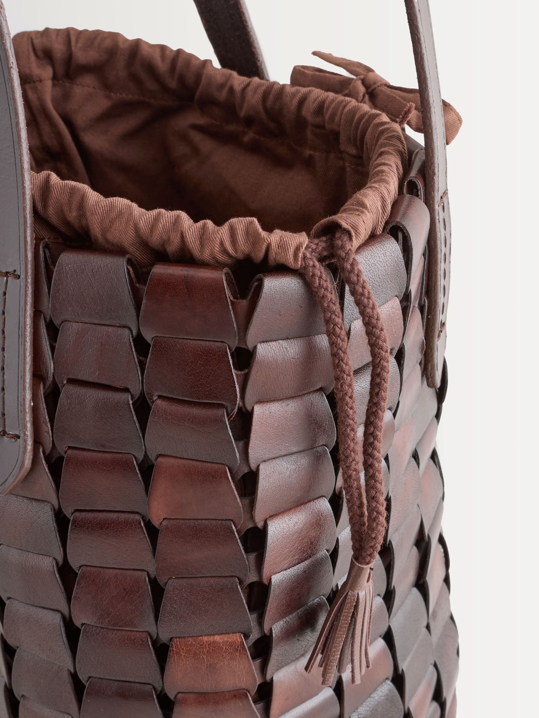 Buy Dragon Diffusion Brown Suede Honey Link Bucket Bag from Next USA
