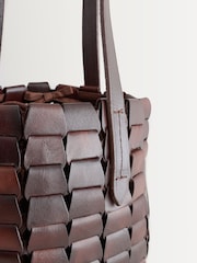 Dragon Diffusion Link Bucket Suede Honey Bag - Image 5 of 6