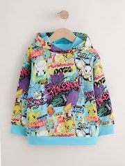 Çoxrəngli - Pokemon Qrafik Hoodie (4-16il) - 5şəkildən 1 şəkil