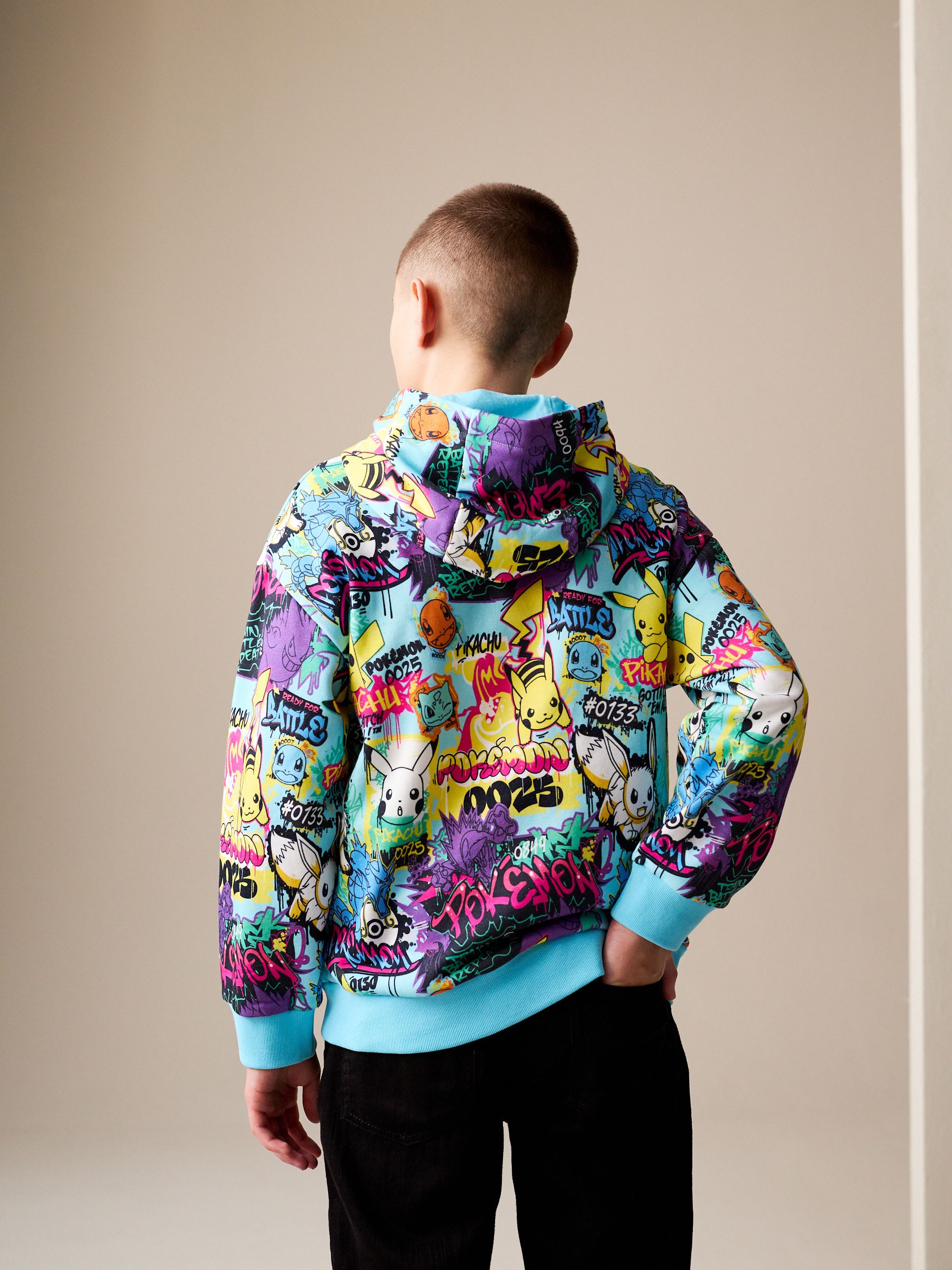 Buy Multicolour Pokemon Graphic Hoodie (4-16yrs) from Next USA