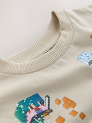 Stone Placement Minecraft T-Shirt (3-16yrs) - Image 7 of 7