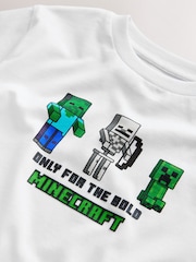 White Minecraft T-Shirt (3-16yrs) - Image 8 of 9