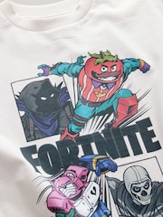 Stone Fortnite Print Short Sleeved T-Shirt (4-16yrs) - Image 3 of 4