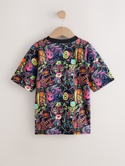 Multi All Over Print Fortnite Print Short Sleeved T-Shirt (4-16yrs) - Image 2 of 4