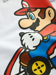 White Placement Mario Gaming T-Shirt (3-16yrs) - Image 3 of 9