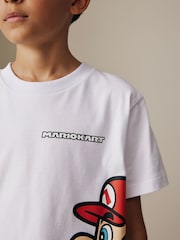 White Placement Mario Gaming T-Shirt (3-16yrs) - Image 5 of 9