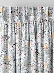 Sara Miller Soft Grey Songbird Made to Measure Curtains - Image 5 of 9