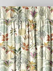 Sara Miller Light Stone Natural Palm Garden Made to Measure Curtains - Image 5 of 9