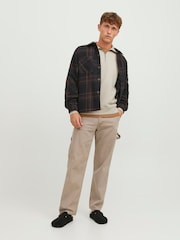 JACK & JONES Grey Half Zip Sweatshirt - Image 3 of 5