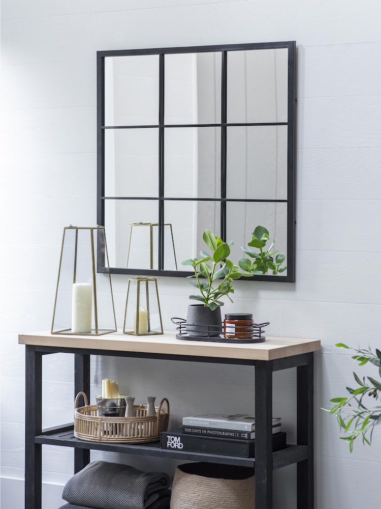 Garden Trading Black Fulbrook Mirror - Image 2 of 3