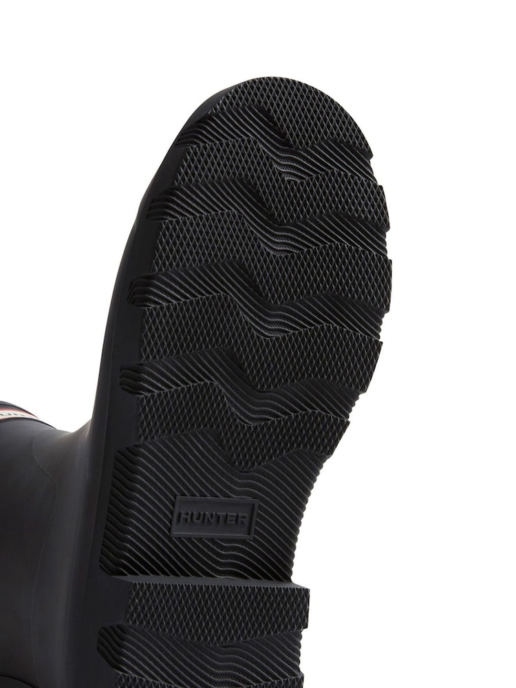 Hunter Mens Downpour Short Black Boots - Image 4 of 4