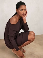 Reiss Plum Purple Lara Dress - Image 4 of 6