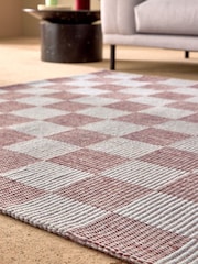MADE.COM Blue Juliette Flatweave Rug - Image 3 of 5