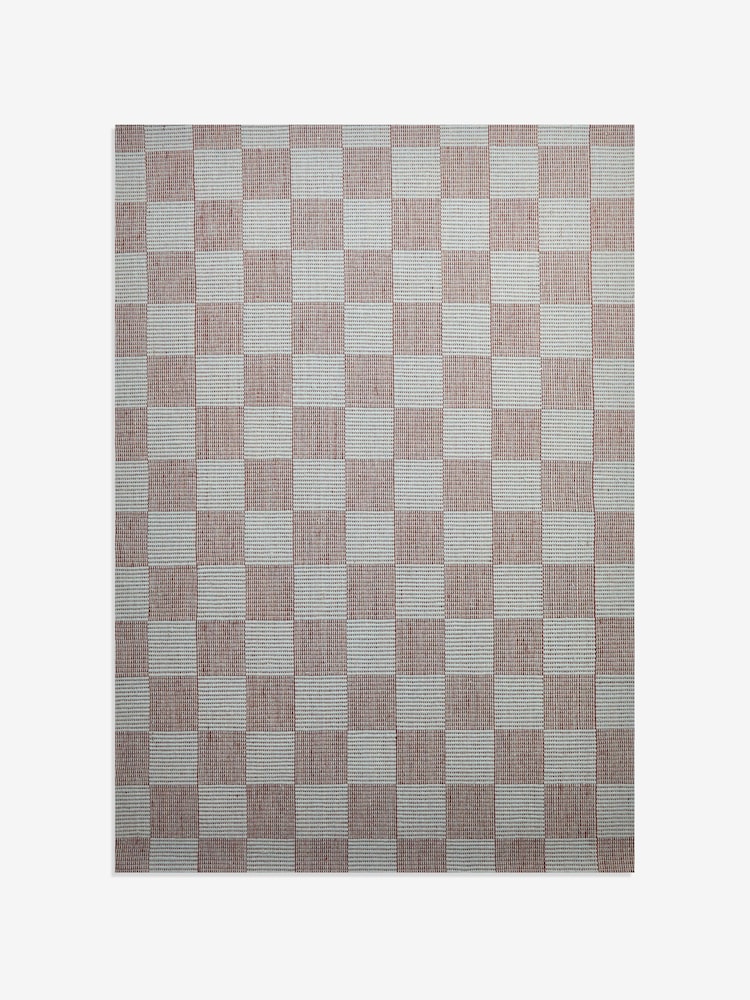 MADE.COM Blue Juliette Flatweave Rug - Image 5 of 5