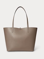 Lauren Ralph Lauren Brown Reversible Pattern Shopper Tote Bag - Image 5 of 6
