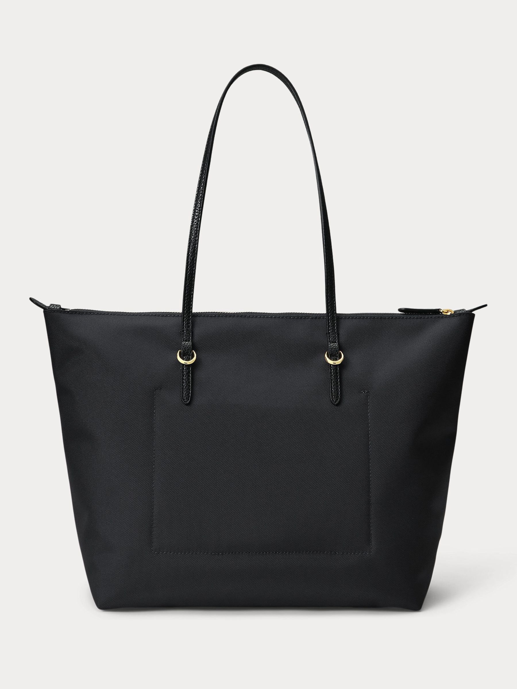 Buy Lauren Ralph Lauren Black Keaton Large Nylon Large Tote Bag