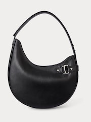 črna - Lauren Ralph Lauren Tasha Leather Shoulder Bag - Slika 2 iz 5